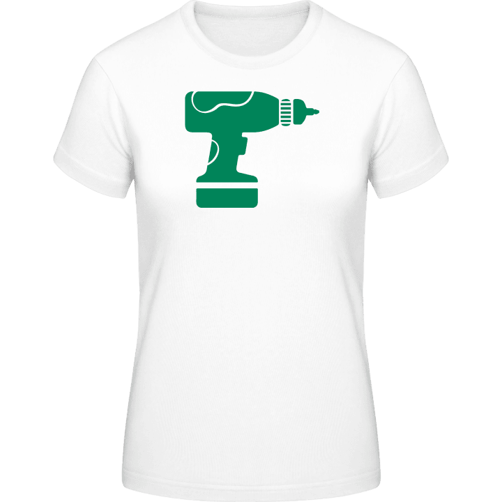 Cordless Screwdriver T-shirt för kvinnor contain pic