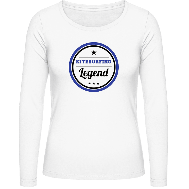 Kitesurfing Legend Langermet skjorte for kvinner contain pic