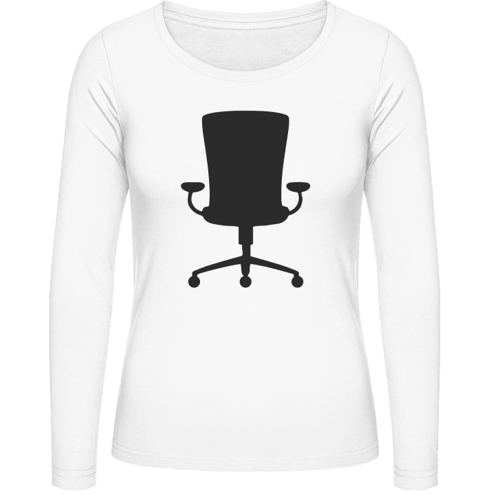 Office Chair T-shirt à manches longues pour femmes contain pic