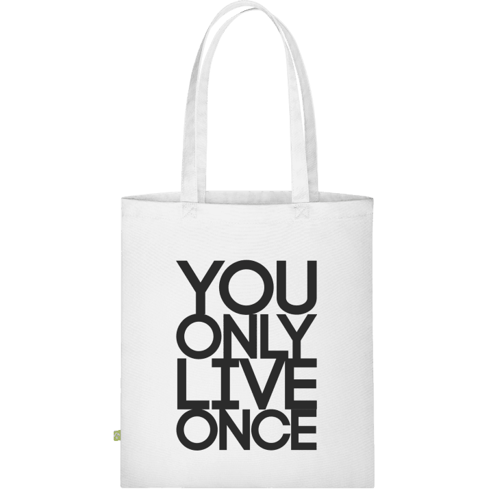 You Only Live Once YOLO Stofftasche contain pic