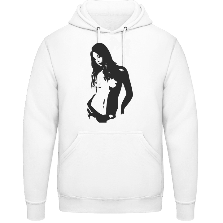 Naked Woman Hoodie contain pic