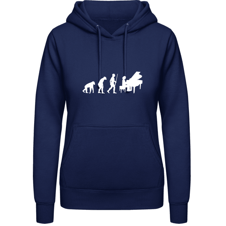 Piano Girl Evolution Vrouwen Hoodie contain pic