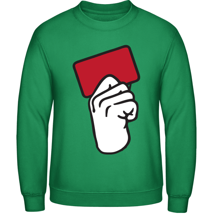 Red Card Sweatshirt contain pic