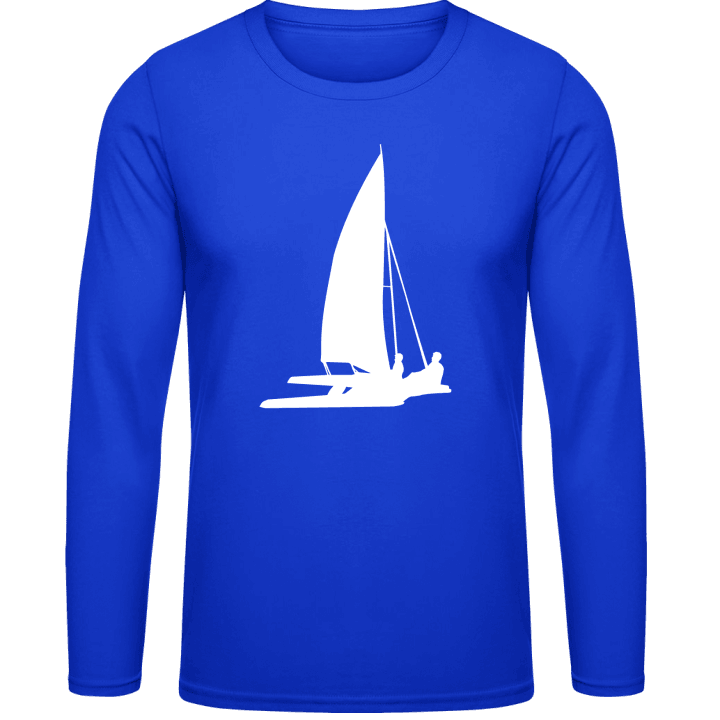 Catamaran Sailboat Long Sleeve Shirt contain pic