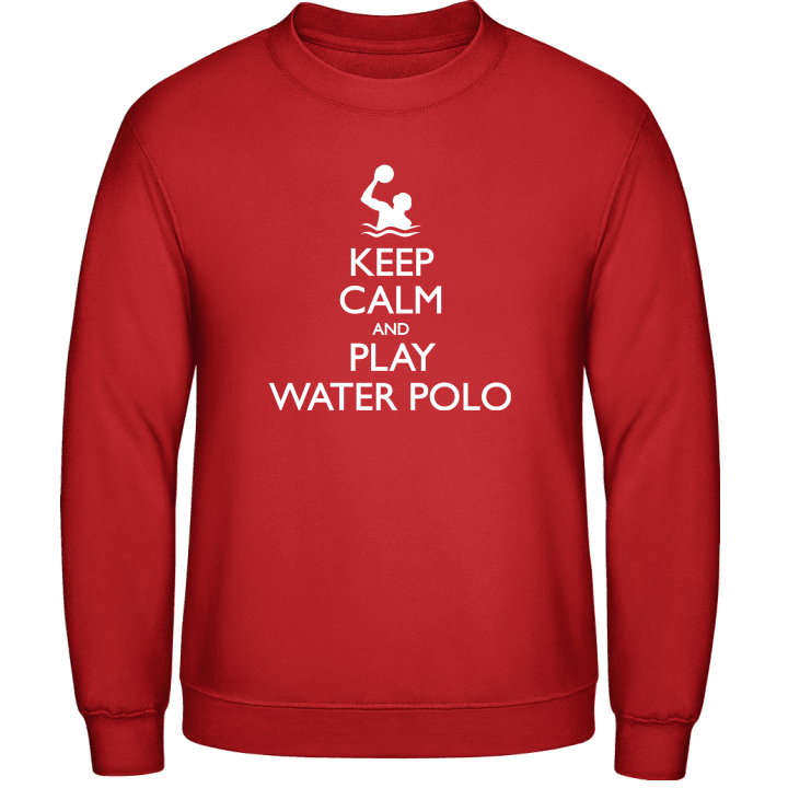 Keep Calm And Play Water Polo Felpa contain pic