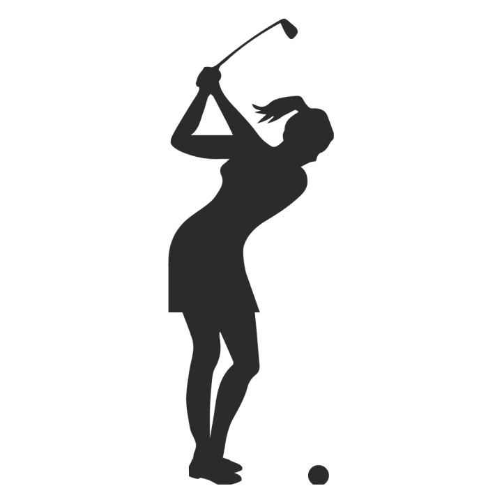 Golfing Woman Stofftasche 0 image