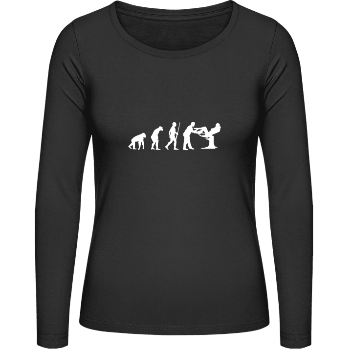 Gynecologist Evolution Frauen Langarmshirt contain pic