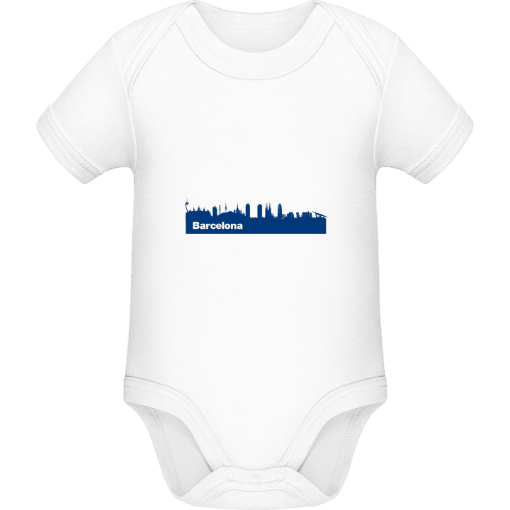 Barcelona Skyline Baby Strampler 0 image