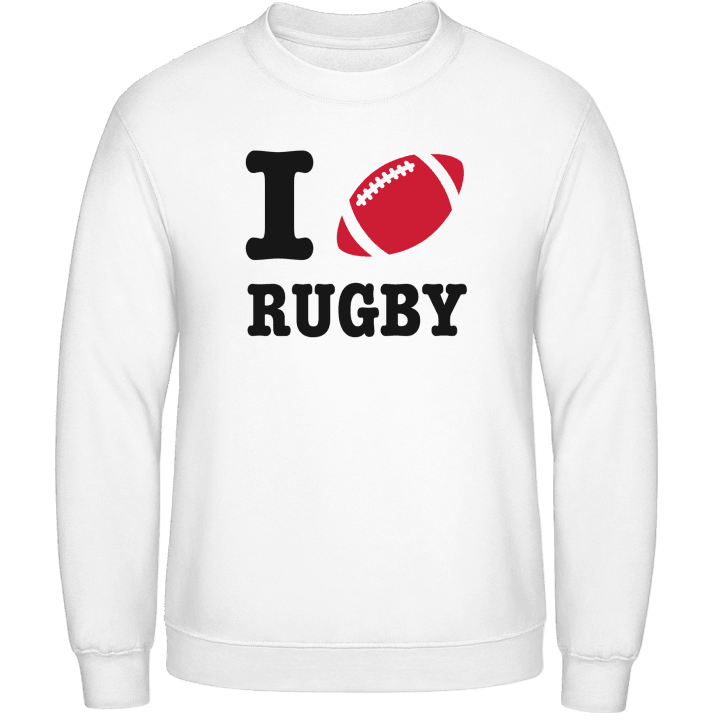 I Love Rugby Sweatshirt contain pic