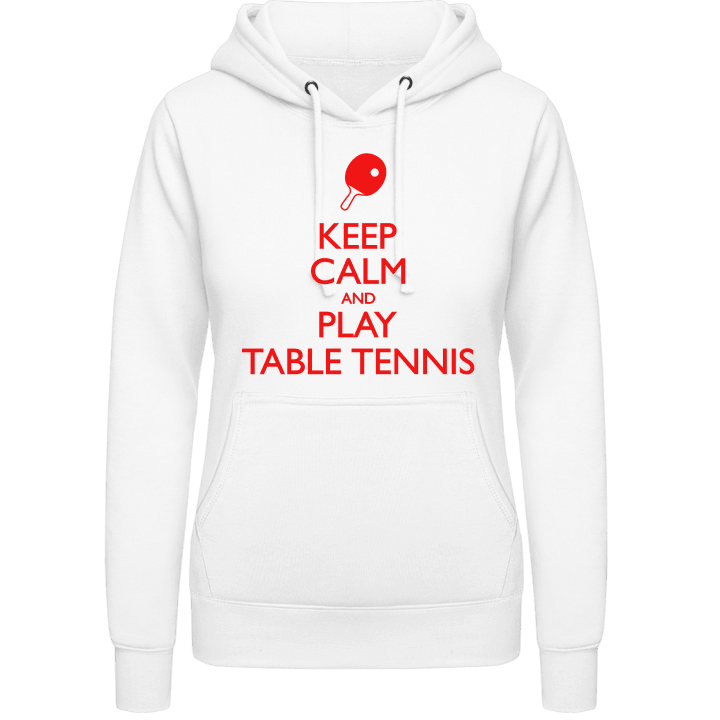 Play Table Tennis Vrouwen Hoodie contain pic