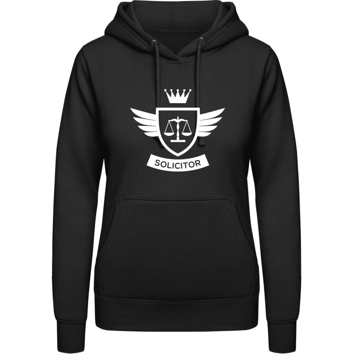 Solicitor Coat Of Arms Winged Sweat à capuche pour femme 0 image