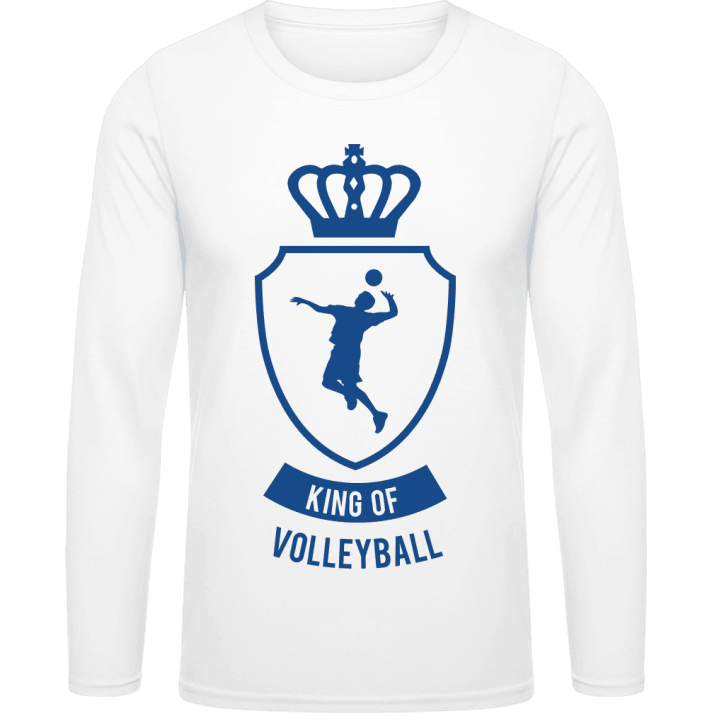 King of Volleyball Langarmshirt contain pic