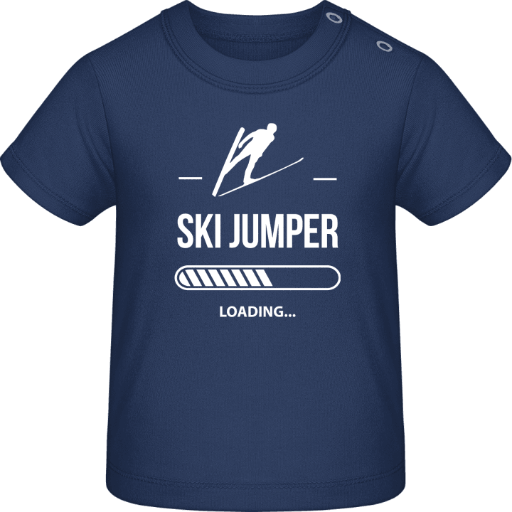 Ski Jumper Loading Camiseta de bebé contain pic