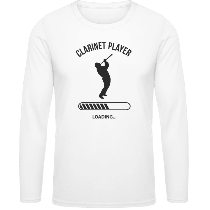 Clarinet Player Loading T-shirt à manches longues contain pic