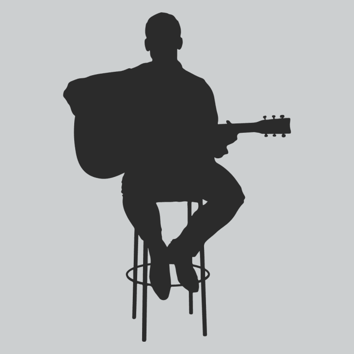 Sitting Guitarist Long Sleeve Shirt 0 image