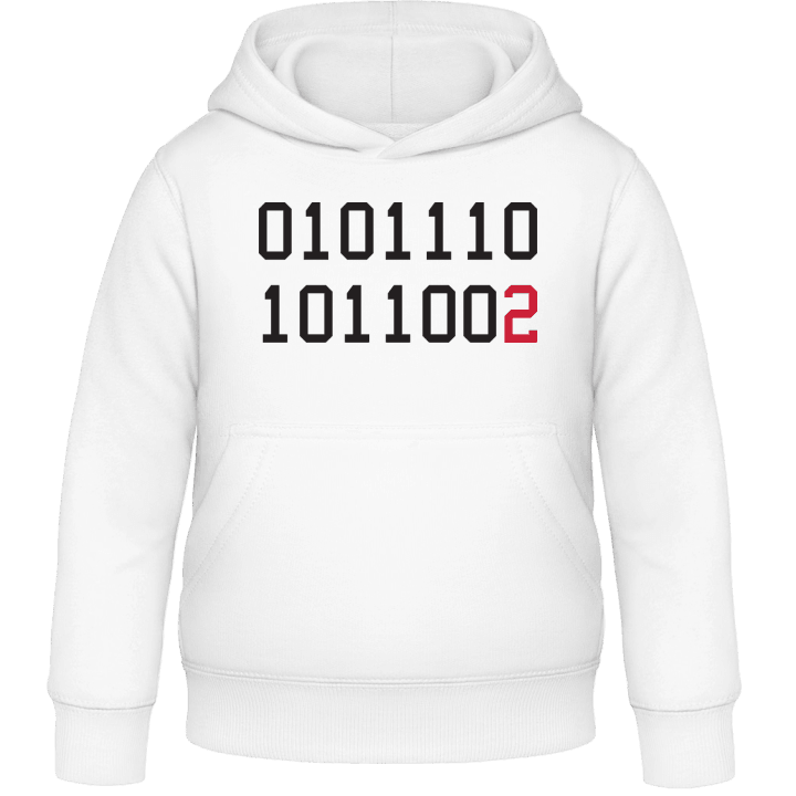 Binary Code Think Different Kids Hoodie contain pic