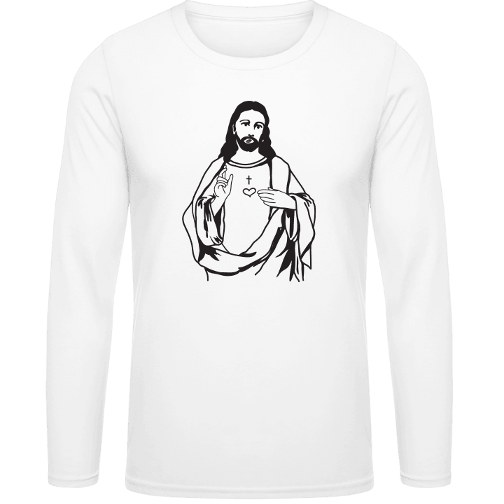 Jesus Icon T-shirt à manches longues contain pic