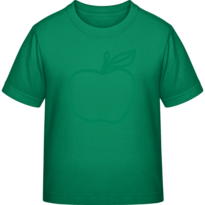 Green Apple With Leaf T-shirt för barn 0 image