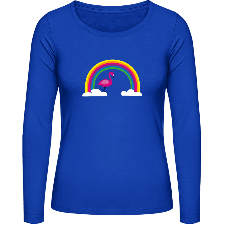Flamingo Rainbow T-shirt à manches longues pour femmes 0 image
