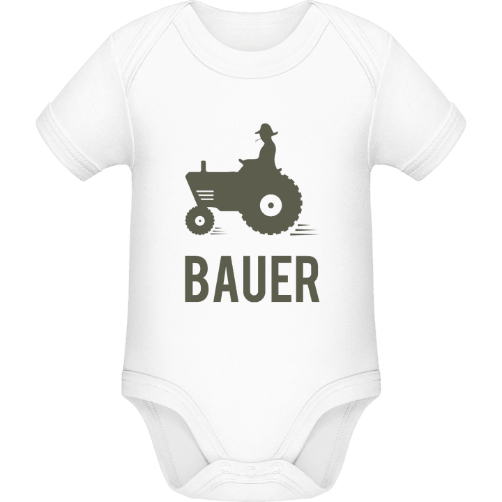 Bauer mit Traktor Baby Strampler contain pic