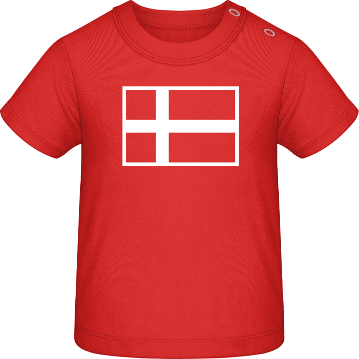 Danemark Flag T-shirt bébé contain pic