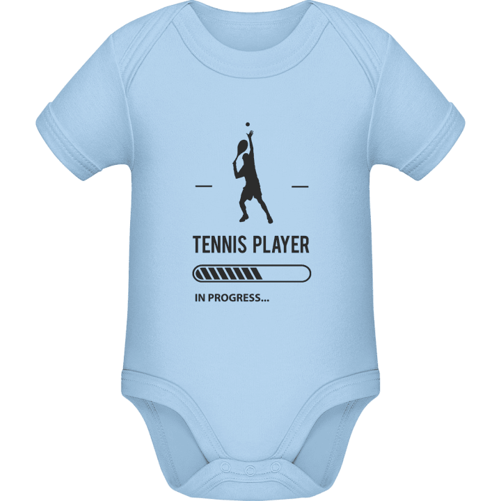 Tennis Player in Progress Baby romper kostym contain pic