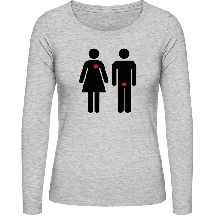 Real Love T-shirt à manches longues pour femmes contain pic