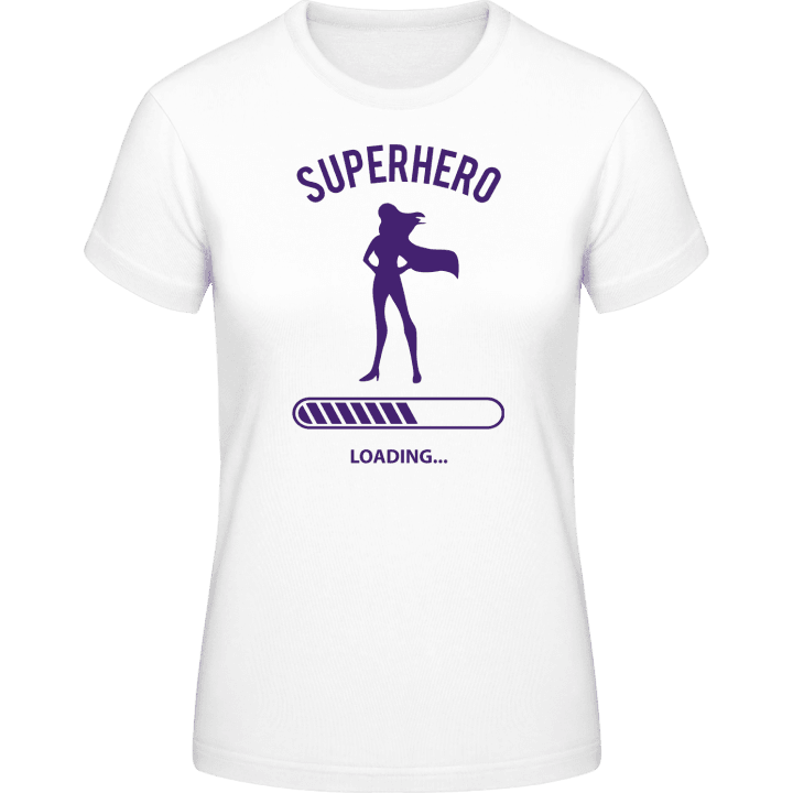 Superhero Woman Loading T-shirt för kvinnor 0 image