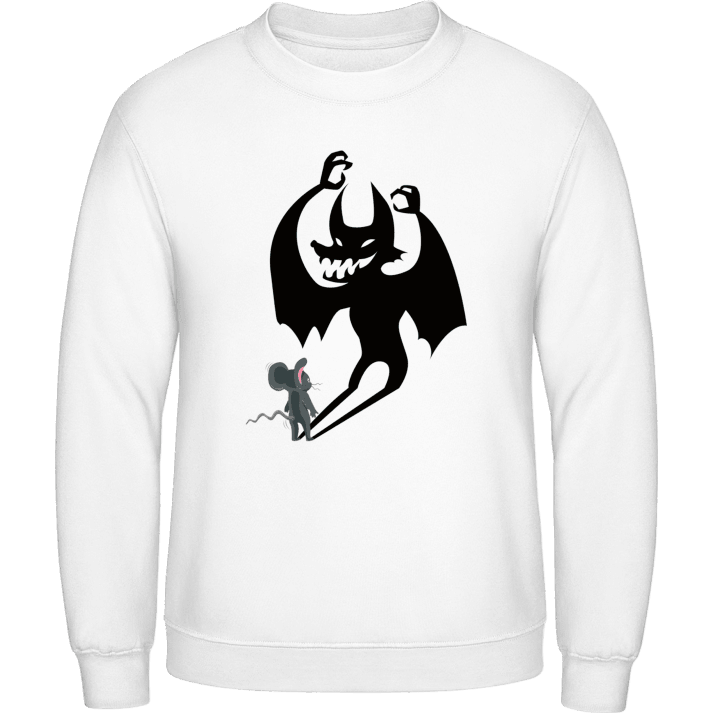 Scary Bat And Mouse Sweatshirt 0 image