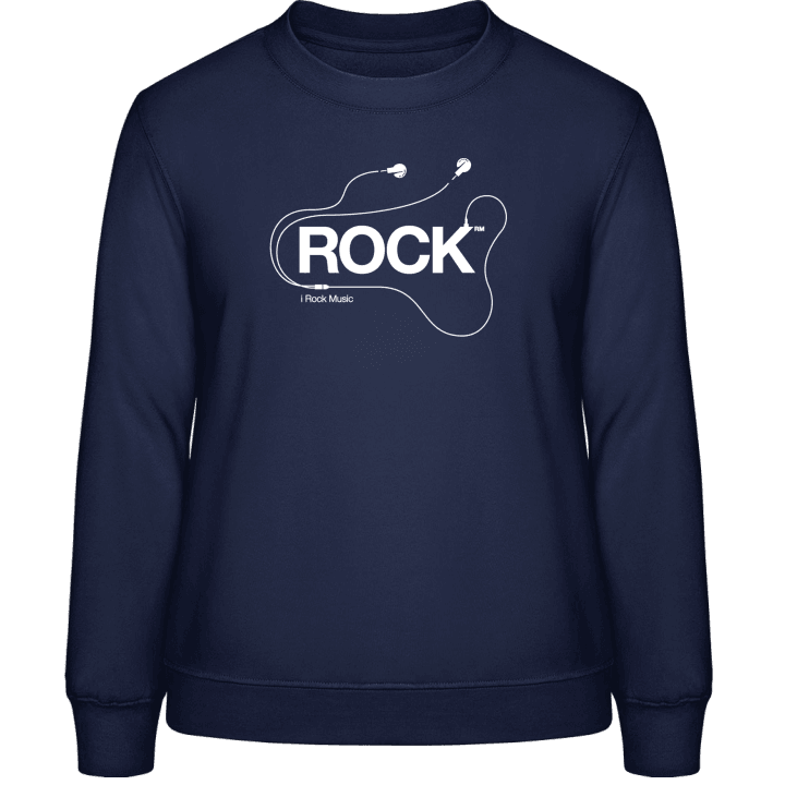 Rock Headphones Frauen Sweatshirt contain pic