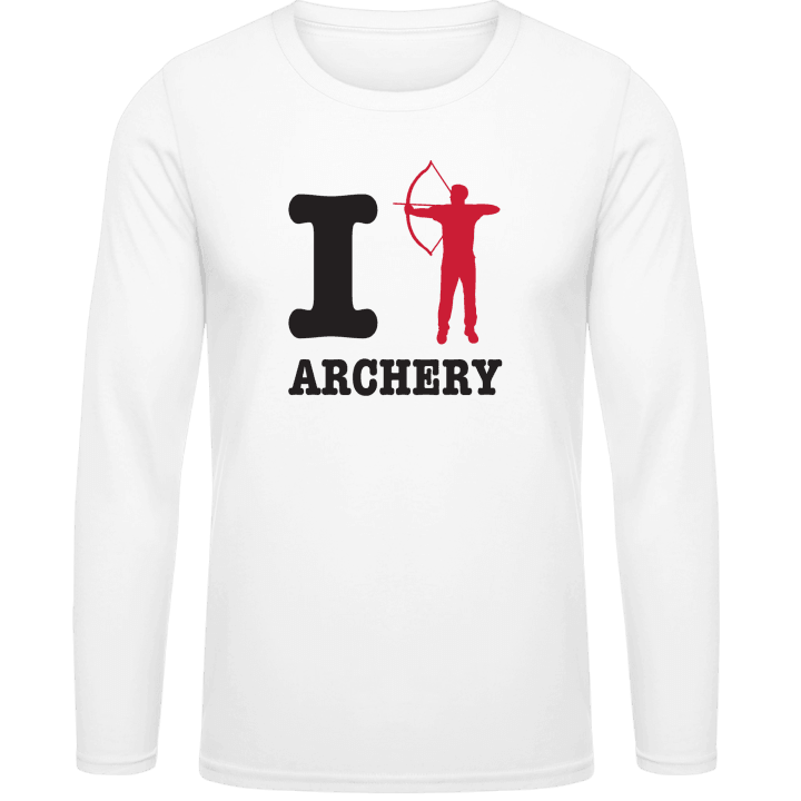I Love Archery Langarmshirt 0 image