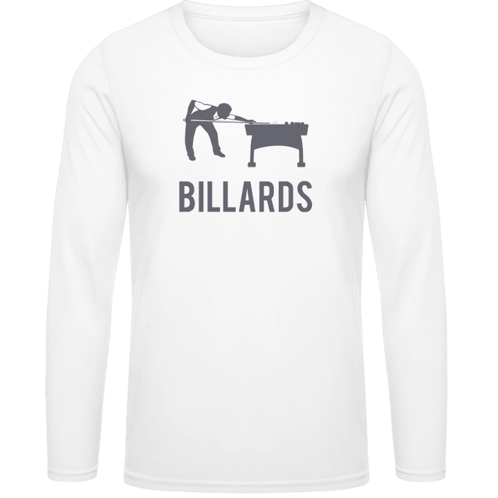 Male Billiards Player Langarmshirt contain pic