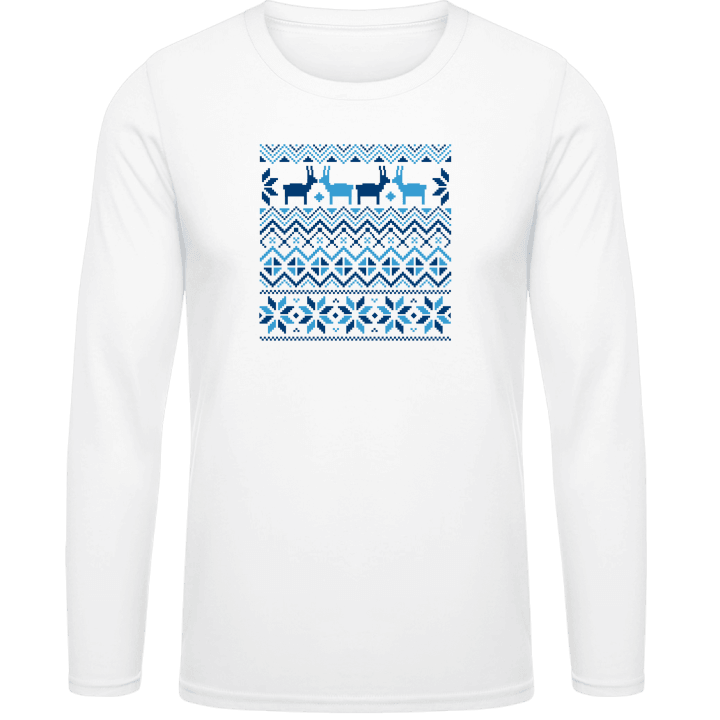 Winter Pattern Long Sleeve Shirt 0 image