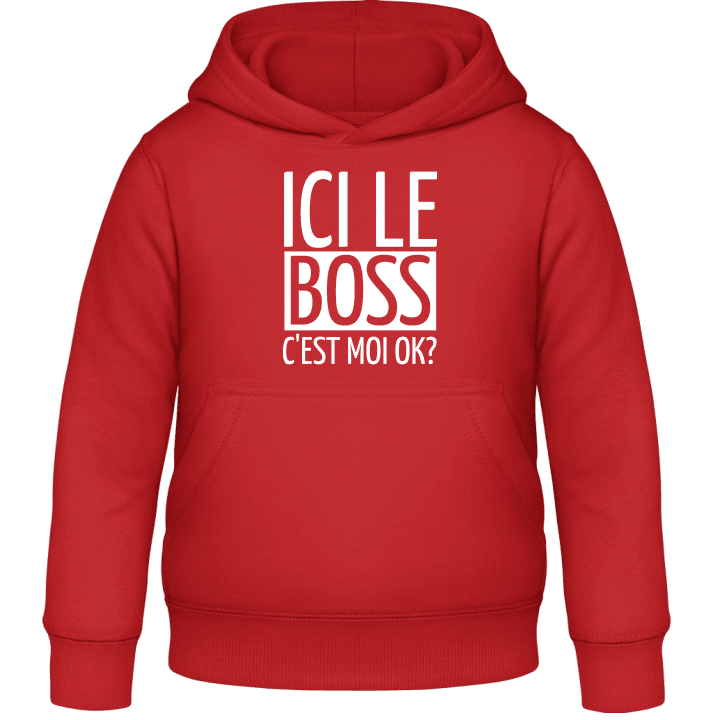 Ici le boss c'est moi Barn Hoodie contain pic