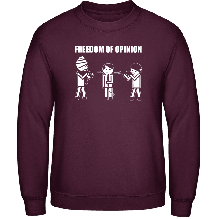 Freedom Of Opinion Sudadera contain pic