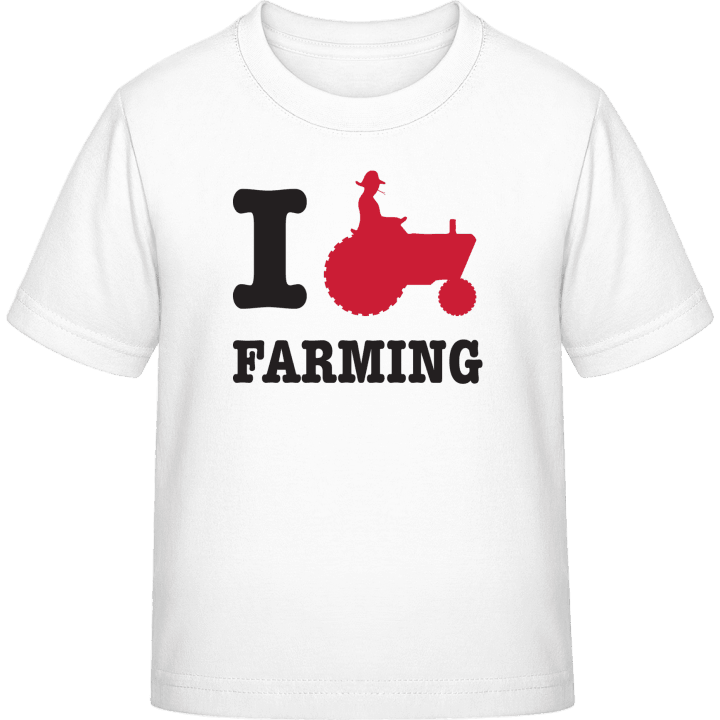 I Love Farming Kinderen T-shirt contain pic