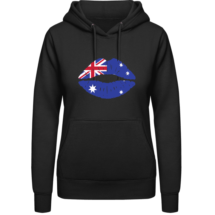 Australian Kiss Flag Hoodie för kvinnor contain pic