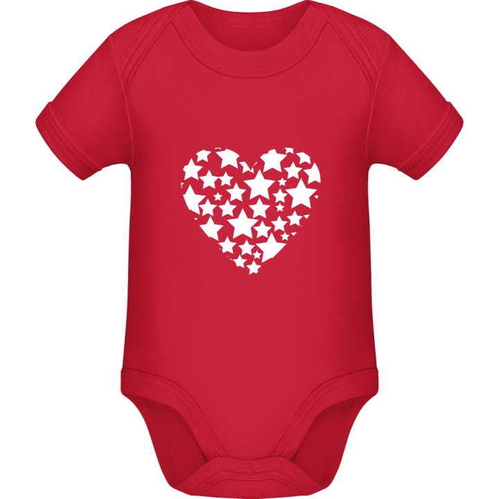 Stars in Heart Baby romper kostym contain pic
