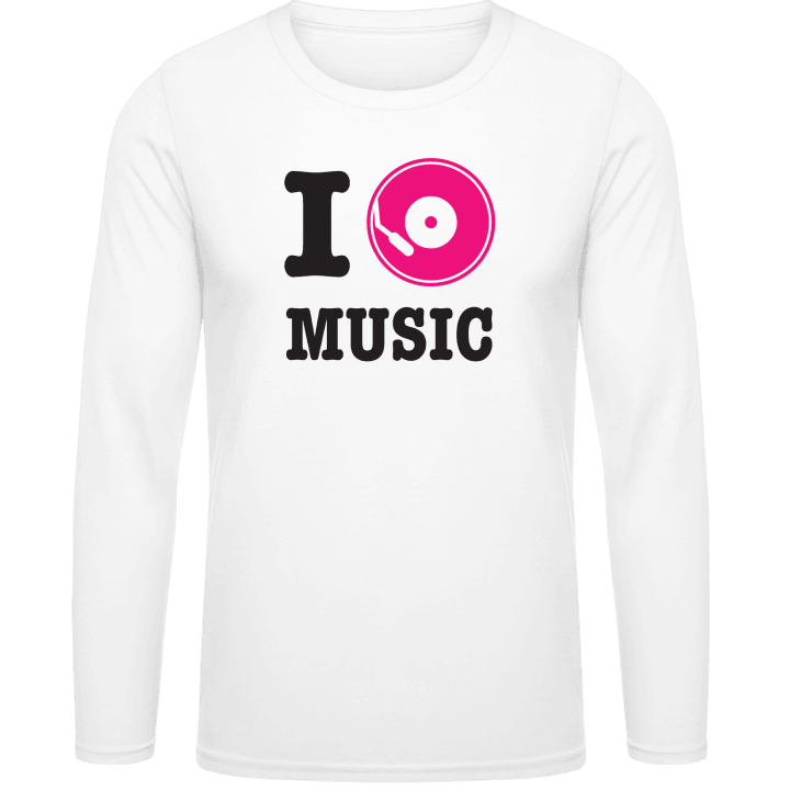 I Love Music T-shirt à manches longues contain pic