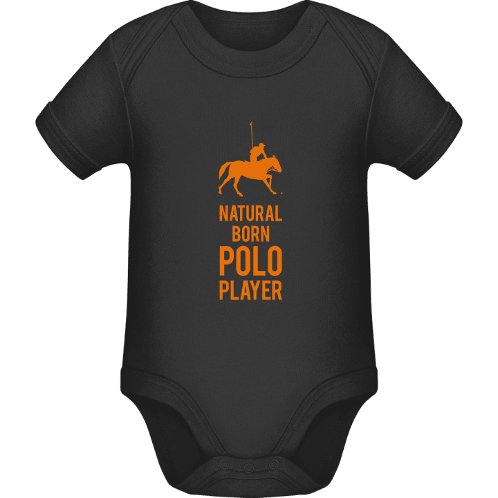 Natural Born Polo Player Baby Romper contain pic