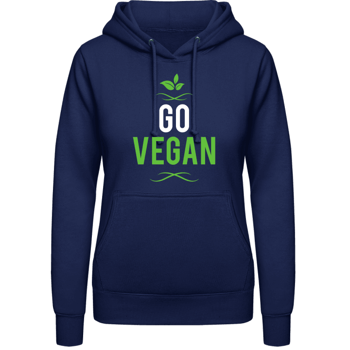 Go Vegan Sweat à capuche pour femme contain pic