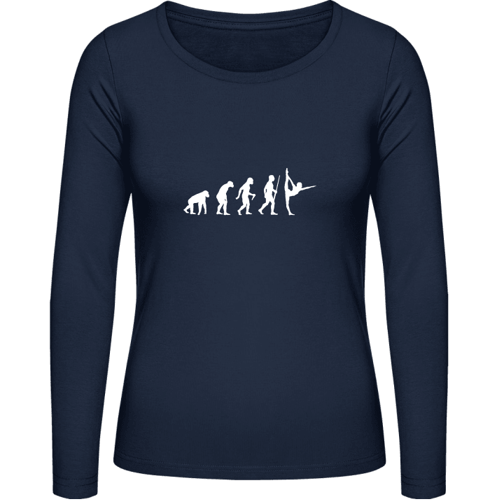 Dance Artistic Gymnastics Evolution Frauen Langarmshirt contain pic
