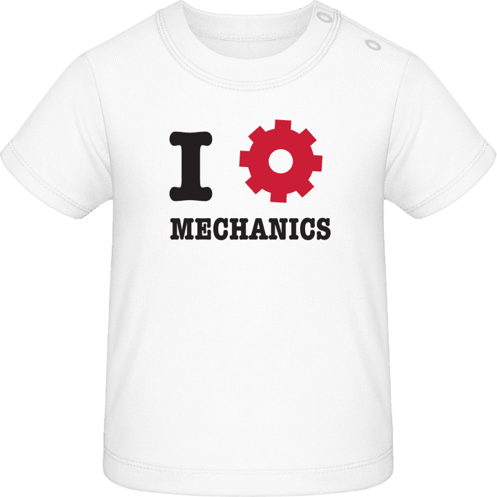 I Love Mechanics Baby T-skjorte contain pic