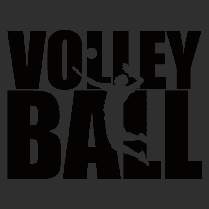 Volleyball With Silhouette Langarmshirt 0 image
