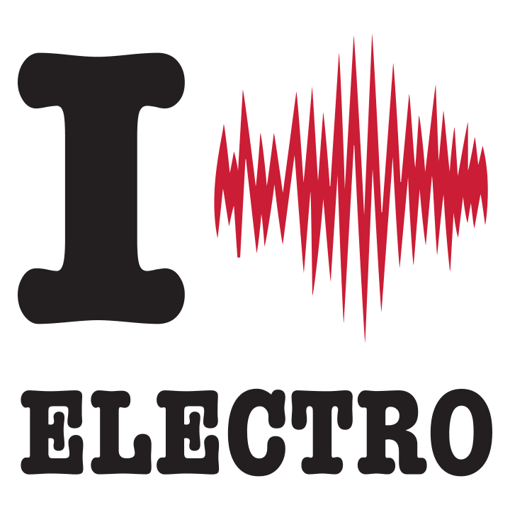 I Love Electro Vrouwen T-shirt 0 image