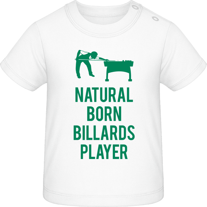 Natural Born Billiards Player T-shirt för bebisar contain pic
