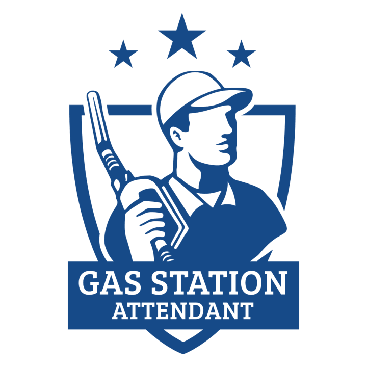 Gas Station Attendant Coat Of Arms Naisten pitkähihainen paita 0 image