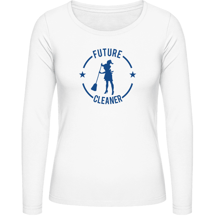 Future Cleaner Vrouwen Lange Mouw Shirt contain pic
