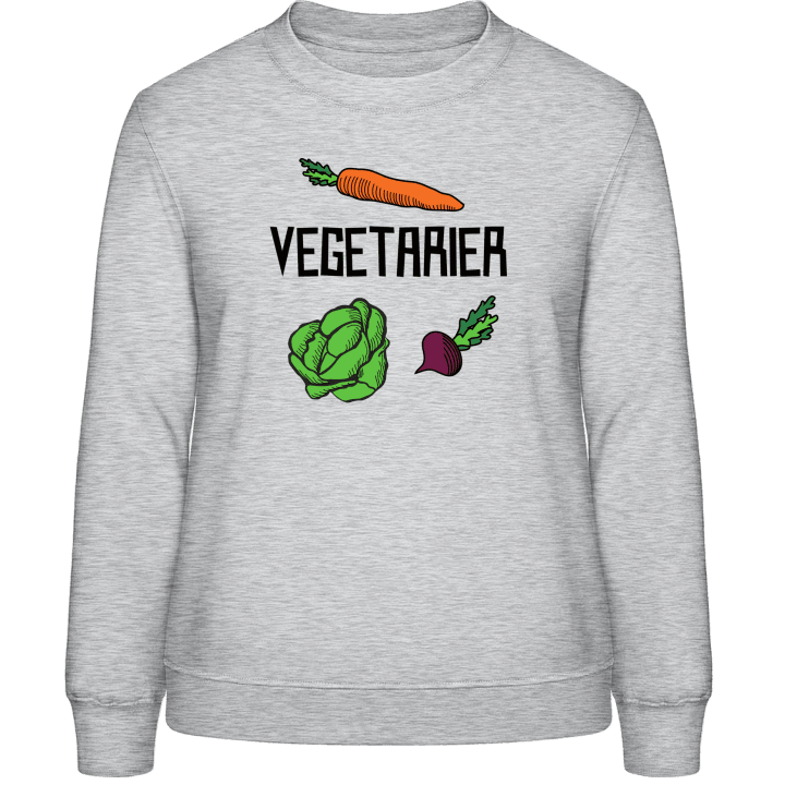 Vegetarier Illustration Vrouwen Sweatshirt contain pic