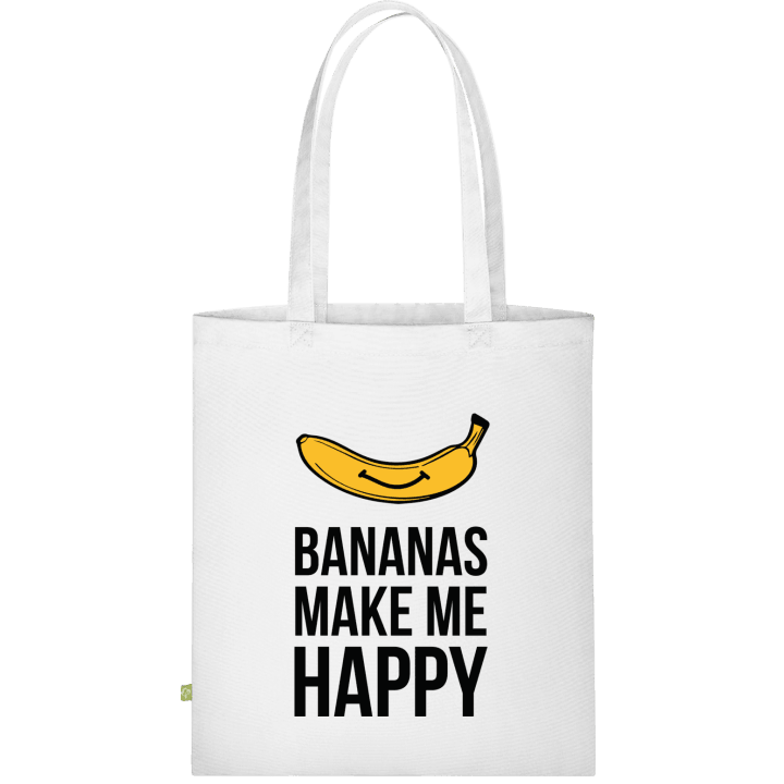 Bananas Make me Happy Väska av tyg contain pic